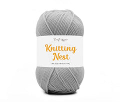 Craft Affair | Knitting Nest Acrylic Yarn (200 Meter, 100 Grams, 2mm) / Woolen Yarn/Acrylic Yarn for Knitting and Crocheting-Olive