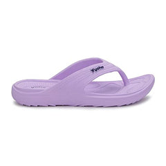 Yoho Drizzle Soft Slippers for Women, Mild Acupressure, Lightweight, Anti Skid & Slip, Diabetic Footwear for Woman, Home Wear Bathroom Chappal for ladies | Waterproof Monsoon & Rainy Footwear | Pastel Lavender - UK 5