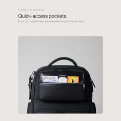 scarters Terminal T2 Backpack 24L, Fits 15.6" Laptop (Black)