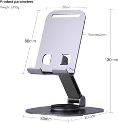 EDNITA ( 2Pcs Mini Laptop Stand for Desk | Portable Metal PC Desk Stand, Aluminium Cooling Pad Mini Clip Compatible with MacBook Apple Laptop, Lenovo, Dell, Hp, Acer & Other Laptops (Black)