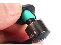 Syga Hybrid Silicone Earbuds Ear Buds Tips for Sony XBA, MDR and DR Series in-Ear Earphone Headsets SML 3 Size 3 Pairs, Hybrid Eartips for Sony, Set of 3 (Black, Orange, Green, Blue)