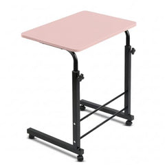 TECHNOVIBES Foldable Study Table/Bed Table/Foldable and Portable Wooden/Writing Desk for Office/Home/School (Wooden with Black Leg)