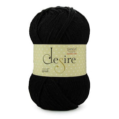 Ganga Acrowool Desire 100% Acrylic Aran Weight Yarn (Pack of 1 ball - 100g) – approx. 200mtr Premium Knitting & Crochet Yarn for Winter Sweaters, Scarves, Blankets | Medium Weight 4, UK 5 (5.5mm) Needle & UK 3 (6.5mm) Hook | Hypoallergenic, Hand Wash…