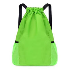 SYGA Drawstring Backpack for Gym, Yoga, Running, Swimming, Beach, Camping, Travel Bag Sports Fitness Club Student Training Bag(Green)