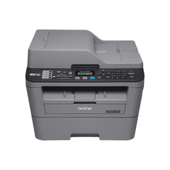 Brother MFC L2701DW WiFi Auto Duplex Laser Printer with 30 PPM Print Speed, Multifunction Print Scan Copy Fax, Automatic Document Feeder, 2 in 1 ID Copy Button, 2-line LCD Display, 250 Sheets Tray