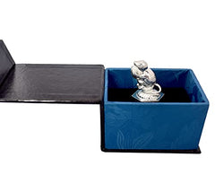 KMJ Pure Silver Mouse for ganpati, mushak, ganeshji ki savari for Home and Gifting Purpose (wt. 7 Grams)