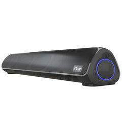 iGear Immerse+ 30W Bluetooth Soundbar Speaker | Heavy Bass, TWS Function, 4 Hrs+ Playback | BT v5.3, FM, Micro SD, USB & AUX | Mini Bluetooth Speaker, Sound bar for TV, Phone/Laptop/Projectors (Black)