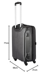 Safari Thorium Royale 8 Wheels Spinner Set of 3 Trolley Bags Hard Case Polycarbonate Luggage,TSA Lock,Wet Pouch Organized Interior,Suitcase for Travel,Trolley Bags for International Travel, Gun Metal