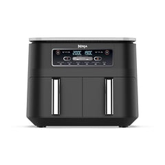 Ninja Foodi Dual Zone Air Fryer AF300IN| 7.6L Dual Drawer Air Fryer| Max Crisp 240°C| 6 Cooking Functions – Air Fry, Roast, Bake, Reheat & Dehydrate| Variable Airflow 1200–2600 RPM|PTFE/PFOA/PFASFree