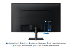Samsung 32" (80 cm) 4K M7 Vision AI Smart Monitor|UHD 3840 x 2160|Smart TV Experience with AI|Type-C|Apple AirPlay|Gaming Bar|Remote|Speakers|Wi-Fi|Bluetooth|AI Picture & Sound|LS32FM701UWXXL|White