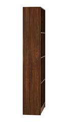 DeckUp Meritus-L 3-Shelf Engineered Wood Book Shelf and Display Unit (Walnut, Matte Finish)