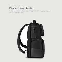 scarters Terminal T2 Backpack 24L, Fits 15.6" Laptop (Black)