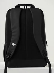 Wildcraft Dark Edition 45 L Premium Laptop Backpack for Men & Women | Fits 15.6 inch Laptop | Padded Shoulder Straps, Multi Compartments, Anti-Theft Zippers | Business Travel Bag | Dark Black