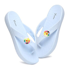 Yoho Drizzle Soft Slippers for Women, Mild Acupressure, Lightweight, Anti Skid & Slip, Diabetic Footwear for Woman, Home Wear Bathroom Chappal for ladies | Waterproof Monsoon & Rainy Footwear | Pastel Lavender - UK 5