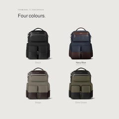 scarters Terminal T2 Backpack 24L, Fits 15.6" Laptop (Black)