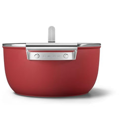Smeg 0.8L Electric Kettle 1400W, Original Italian Brand, Patented Smeg Red Color, Highest Food Grade Stainless Steel Full Body, Soft Lid Opening System, Luxury 50's Style KLF05RDEU