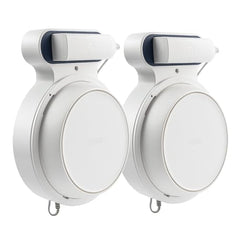 PETIMETI Wall Mount Bracket for TP-Link Deco BE23/BE25/BE3600/BE5000-2 Pack | Space Saving, Cord Management, No Tools Needed, ABS Durable, WiFi 7 Router Wall Mount Holder, Home Office Use