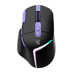 Kreo Hawk Gaming Mouse with Programmable Buttons & RGB Lighting | Top Pixart Sensor | Adjustable DPI with 1.5m Long Braided Cable and Optical Sensor | Lightweight & Durable (Hawk- Black)