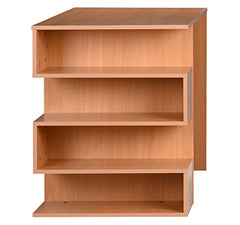 DeckUp Zeus Engineered Wood Study Table and Office Desk (Wotan Oak & White)