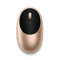 SATECHI M1 Wireless Bluetooth Mouse, USB-C Rechargeable, Compact, Silver