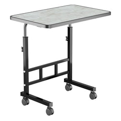 Multi-Purpose Laptop Table, Study Table| Heavy Duty Bed Table| Adjustable for Height, Portable for Office, Work Form Home | DIY Table, Easy to Asembl(Black Ajustable)