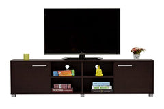 DeckUp Soneva Engineered Wood TV Unit (Wotan Oak & White, Matte Finish)