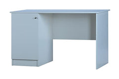 DeckUp Uniti Engineered Wood Study Table and Office Desk (White, Matte Finish)