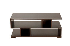 DeckUp Siena Engineered Wood TV Unit (Dark Wenge, Matte Finish)