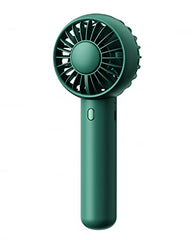 Gaiatop Mini Portable Fan, Powerful Hand Fan Cute Design 3 Speed Personal Small Desk Fan With Base, Lightweight Rechargeable Usb Handheld Fan For Girl, Women, Men, Indoor, Outdoor, 15 Cm, Pink