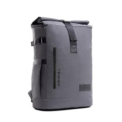 TRIPOLE Tusker Roller Top Laptop Backpack for Daily Use and Travelling | Water-repellent fabric, Anti Theft Pockets and Expandable size (Khaki)