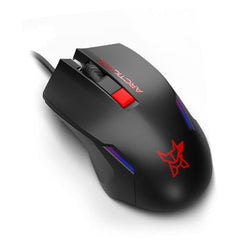 Arctic Fox Wired USB Gaming Mouse with Breathing Lights and DPI Upto 3600 (Charcoal Black)