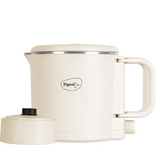 Pigeon Kessel Multipurpose Kettle (12173) 1.2 litres with Stainless Steel Body, used for boiling Water and milk, Tea, Coffee, Oats, Noodles, Soup etc. 600 Watt (Black & Silver)