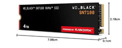 WD_Black Western Digital SN7100 NVMe 1TB, Upto 7250MB/s R, 6900MB/s W, 5Y Warranty, PCIe Gen 4 NVMe M.2 (2280), Gaming Storage, Internal Solid State Drive (SSD) (WDS100T4X0E-00CJA0)