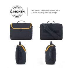 MOKOBARA Transit Briefcase 15.6 Inch Laptop Bag 15L Office Use Black