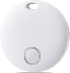 Reyke Air Tracker Tag for iOS, Pair with Apple Find My App, Tracking Device for Luggage, Keys, Backpack, Wallet, IP67 Waterproof, Replaceable Battery, White