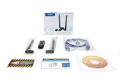 ALFA Network Long-Range Dual-Band AC1200 USB 3.0 Wi-Fi Adapter w/ 2X 5dBi External Antennas - 2.4GHz 300Mbps/5GHz 867Mbps - 802.11ac & A, B, G, N - Windows, MacOS & Kali Linux Supported - (AWUS036ACM)