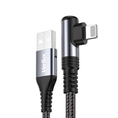 Verilux® 18W USB A to Lighting Fast Charging Cable, 480Mbps Data Synch