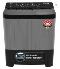 Voltas Beko Semi-Automatic Top Load Washing Machine, 12 Kg Capacity, 5 Star Burgundy