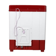 SHARP 9.0 kg, 5 star, Semi-Automatic Top Loading Washing Machine with HydroBlast Wash, Quadroniq Pulsator, 1300 RPM (ES-SD90NB-PR, Ruby Red, Pure Wave)