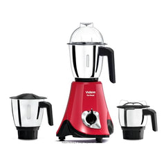 Vidiem EVA Royal 750W Mixer Grinder with 3 Jars | 750W mixer Grinder | 2 Years Product Warranty & 5 Years Motor Warranty | Red & Black