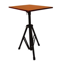 eStand Height Adjustable Multipurpose Table for Seating and Standing Posture(Straight Height Adjustable Table, Black, 72-112 Cms)