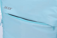 Acer Estilo Premium 15.6 Inch Blue Color Backpack I Water Resistent Polyester I Expandable, 2 Zipper Front Pocket, 2 More Compartment for Laptop and Other Accessories I USB Charging I Strolley Strap