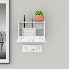 SS ARTS Engineered Wood Wall Mount WiFi Router Stand/WiFi Shelf