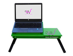 Dream Arts Shoppee Laptop Table Adjustable Foldable with one Drawer (Black)