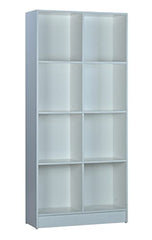 DeckUp Meritus-L 3-Shelf Engineered Wood Book Shelf and Display Unit (Walnut, Matte Finish)