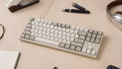 Keychron C1 Pro 8K Wired Custom Keyboard, RGB Backlit, Silent Red Switch