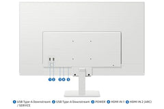 Samsung 27" M5 Smart Monitor with Smart TV Experience (Smartchoice) |FHD 1920 x 1080| Screen Mirroring | IPS Pane l TV Plus| Speakers | Adaptive Sound | Wi-Fi | HDMI |Bluetooth| LS27FM500EWXXL | Black