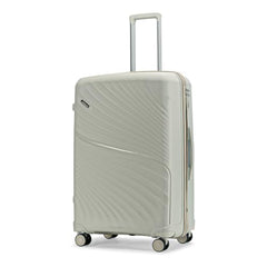 LAttitude By Provogue Meridian Set of 2 Trolley Bags Cabin + Medium Polypropylene Hard Suitcase, 8 Spinner Wheels, 2-Pocket Convipack, Recessed Number Lock for Men & Women Blossom Pink/Megenta Pink