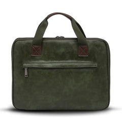 VISMIINTREND Laptop Leather Bag for Man | Coffee Brown