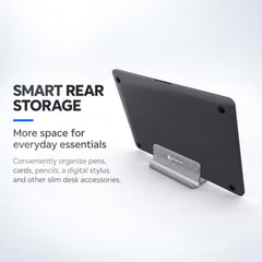 SPROSO QuadNest 4-Slot Vertical Laptop Stand, Black, Pack of 2
